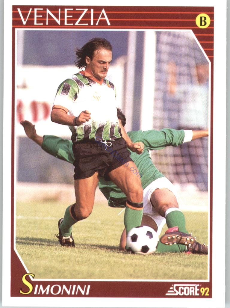 Fulvio Simonini 1992 Score Italian League #350