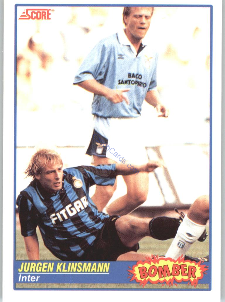 Jurgen Klinsmann 1992 Score Italian League #369
