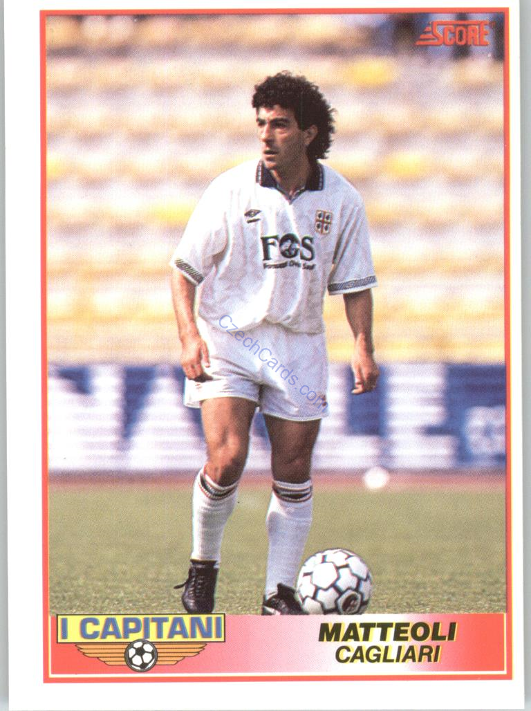 Gianfranco Matteoli 1992 Score Italian League #379
