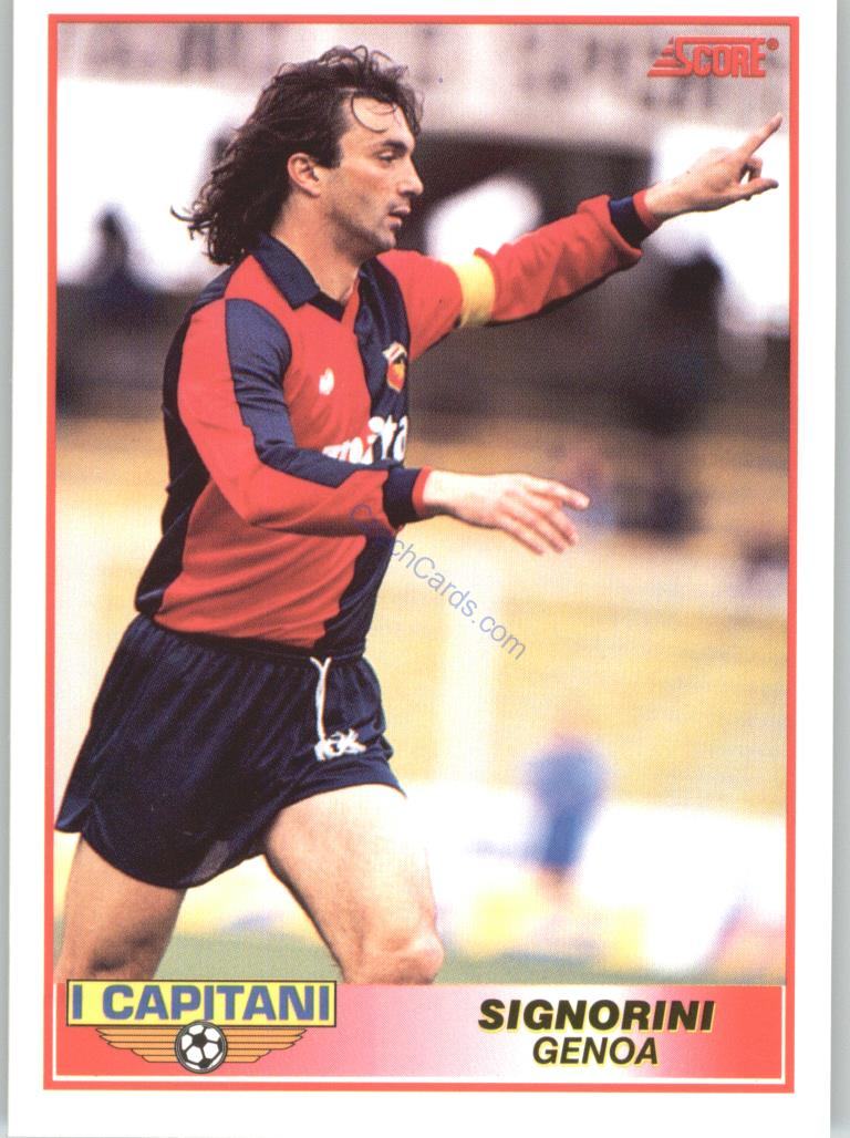 Gianluca Signorini 1992 Score Italian League #383