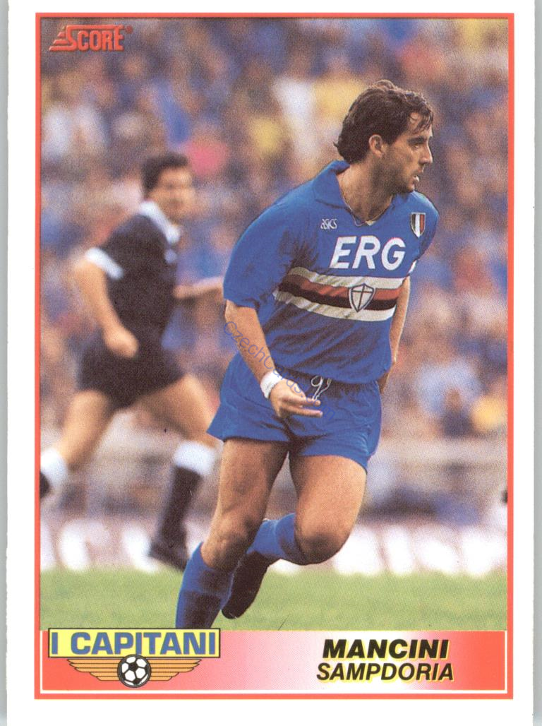 Roberto Mancini 1992 Score Italian League #391