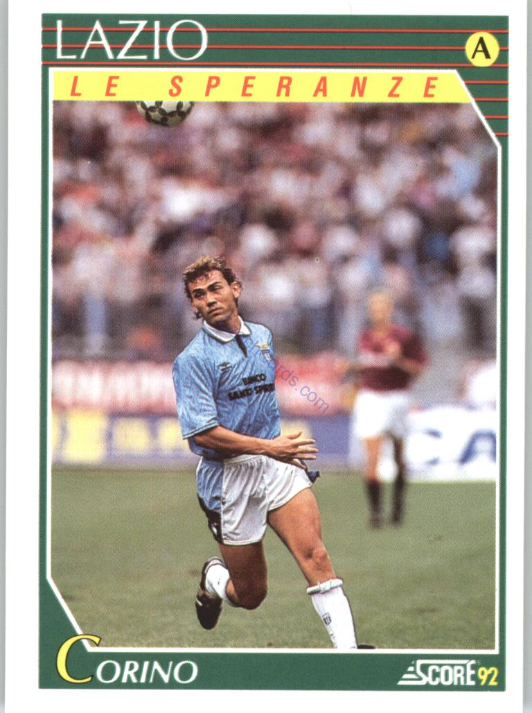Luigi Corino 1992 Score Italian League #398