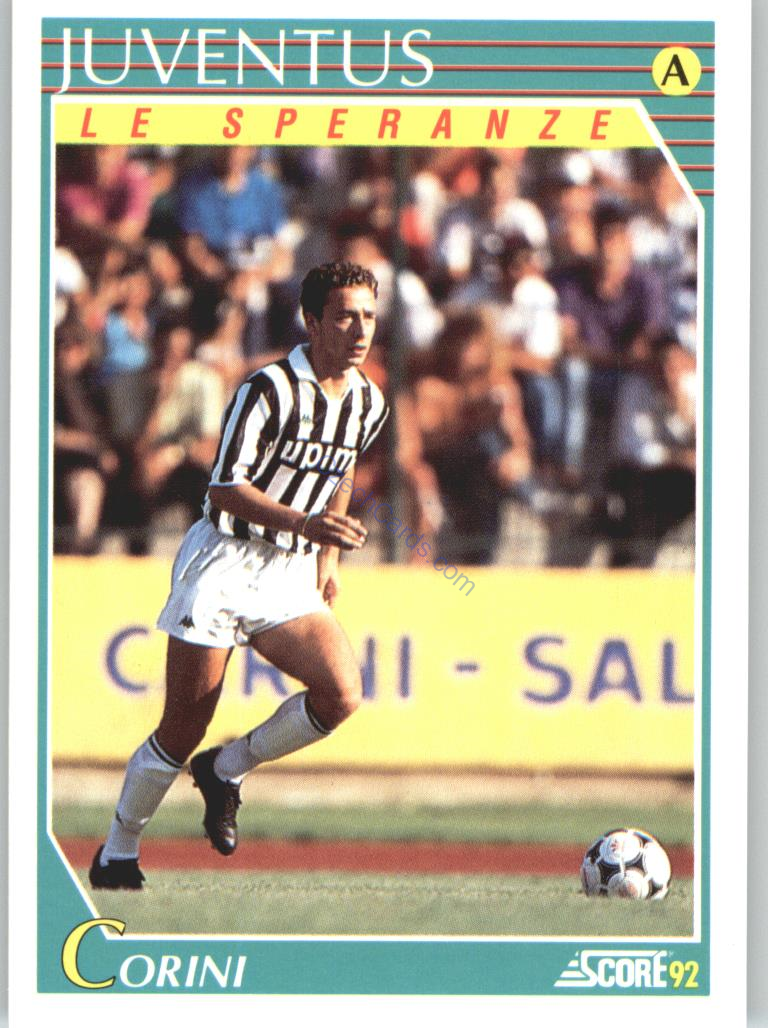 Eugenio Corini 1992 Score Italian League #401