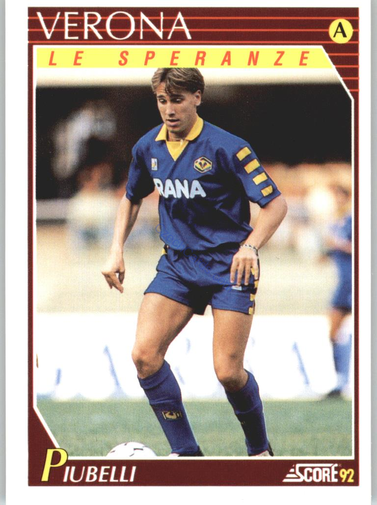 Paolo Piubelli 1992 Score Italian League #403