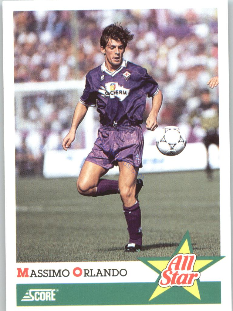 Massimo Orlando 1992 Score Italian League #409