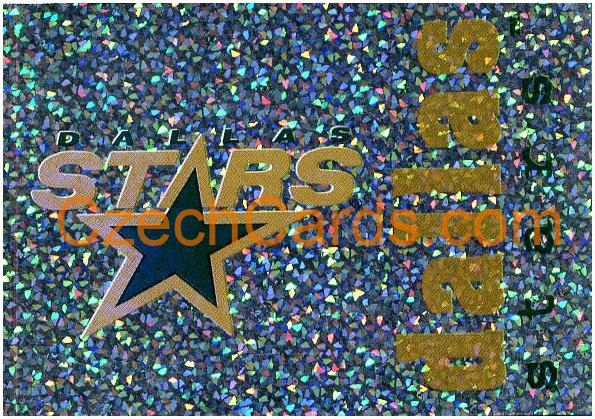 Dallas Stars Logo 1998/99 Panini NHL Hockey sticker shiny #119