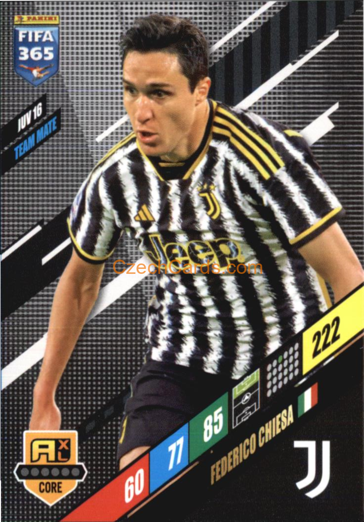Federico Chiesa 2024 Panini FIFA 365  Adrenalyn XL JUV16