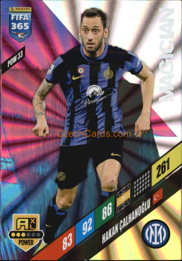 Hakan Çalhanoğlu 2024 Panini FIFA 365  Adrenalyn XL Magician POW33