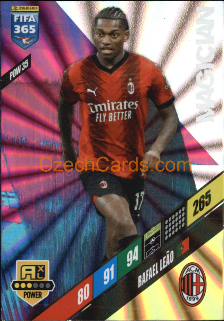 Rafael Leão 2024 Panini FIFA 365  Adrenalyn XL Magician POW35