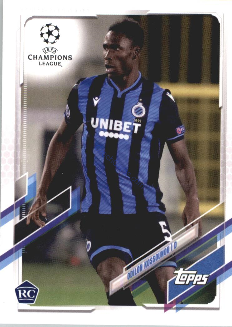Odilon Kossounou 2020/21 Topps UCL Japan edition #11 RC