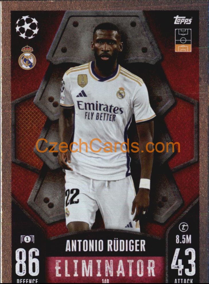 Antonio Rüdiger 2023/04 Topps Match Attax Eliminator #140
