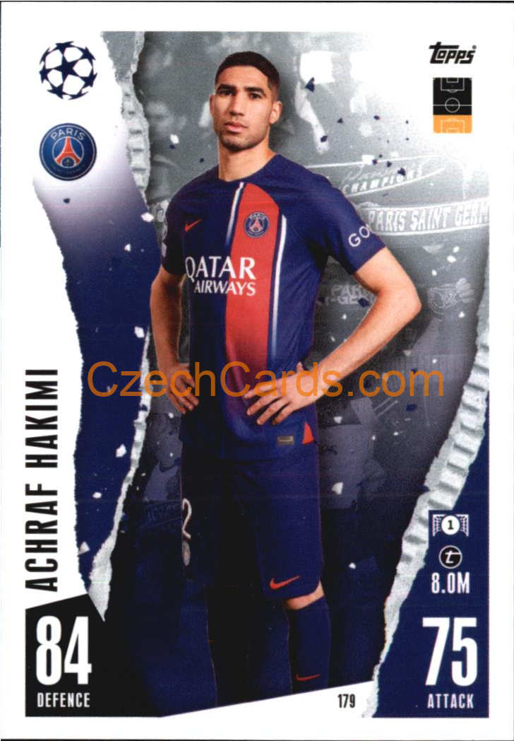 Achraf Hakimi 2023/04 Topps Match Attax #179
