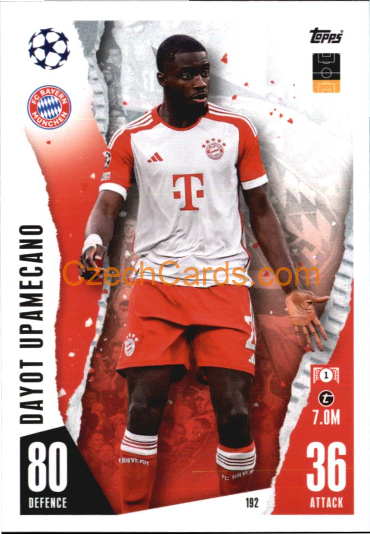 Dayot Upamecano 2023/04 Topps Match Attax #192