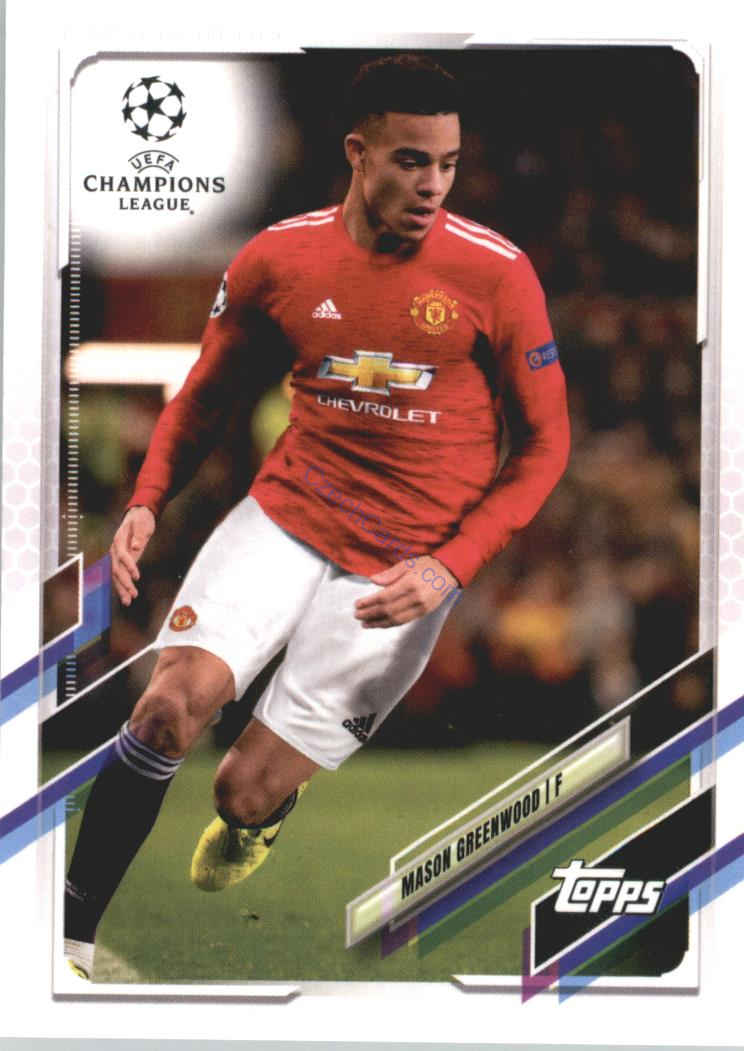 Mason Greenwood 2020/21 Topps UCL Japan edition #17