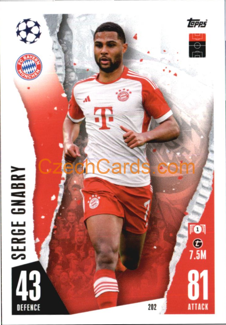 Serge Gnabry 2023/04 Topps Match Attax #202