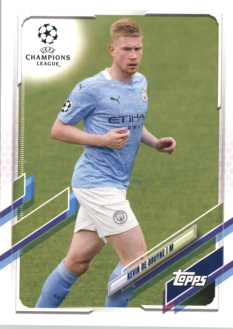 Kevin De Bruyne 2020/21 Topps UCL Japan edition #18