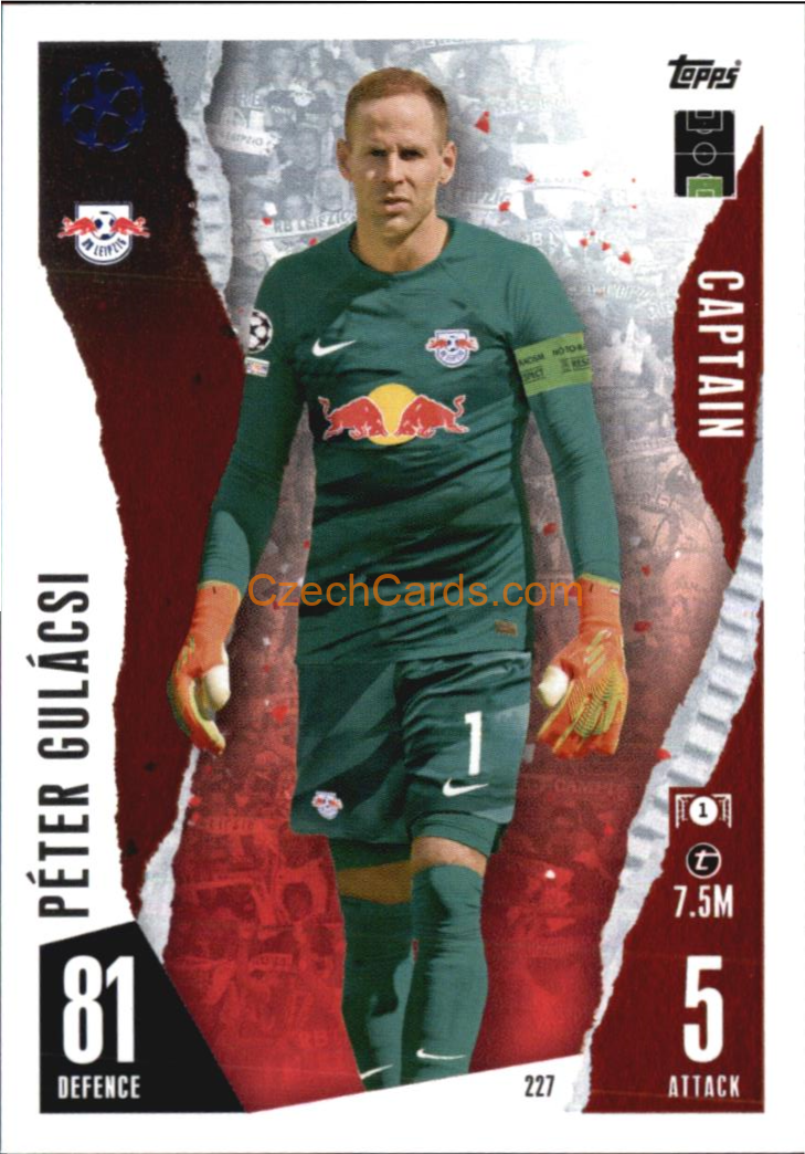 Péter Gulácsi 2023/04 Topps Match Attax Captain #227