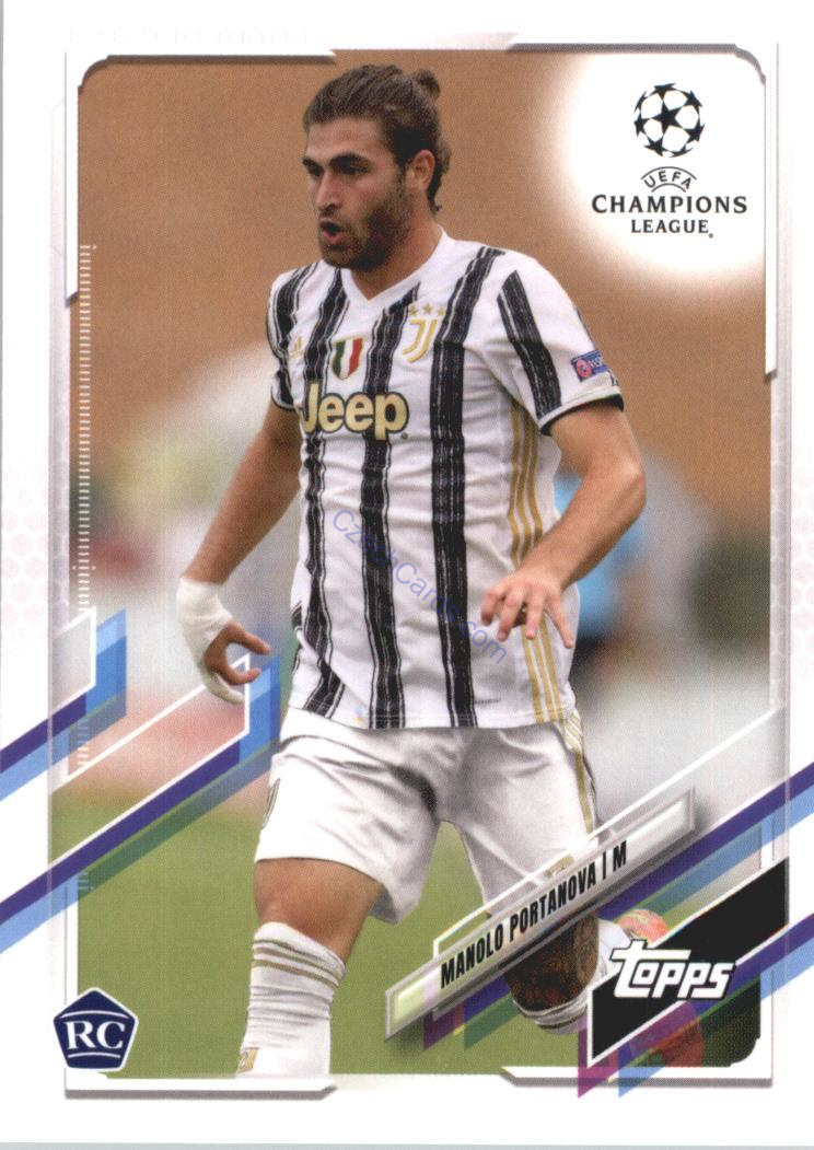 Manolo Portanova 2020/21 Topps UCL Japan edition #21 RC