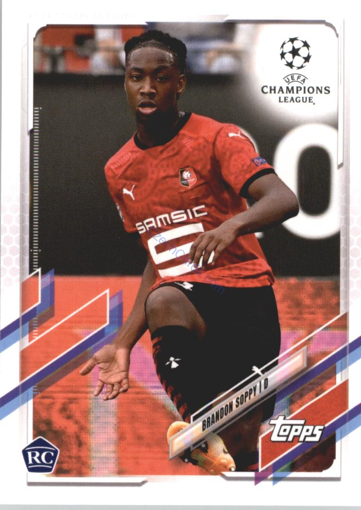Brandon Soppy 2020/21 Topps UCL Japan edition #27 RC