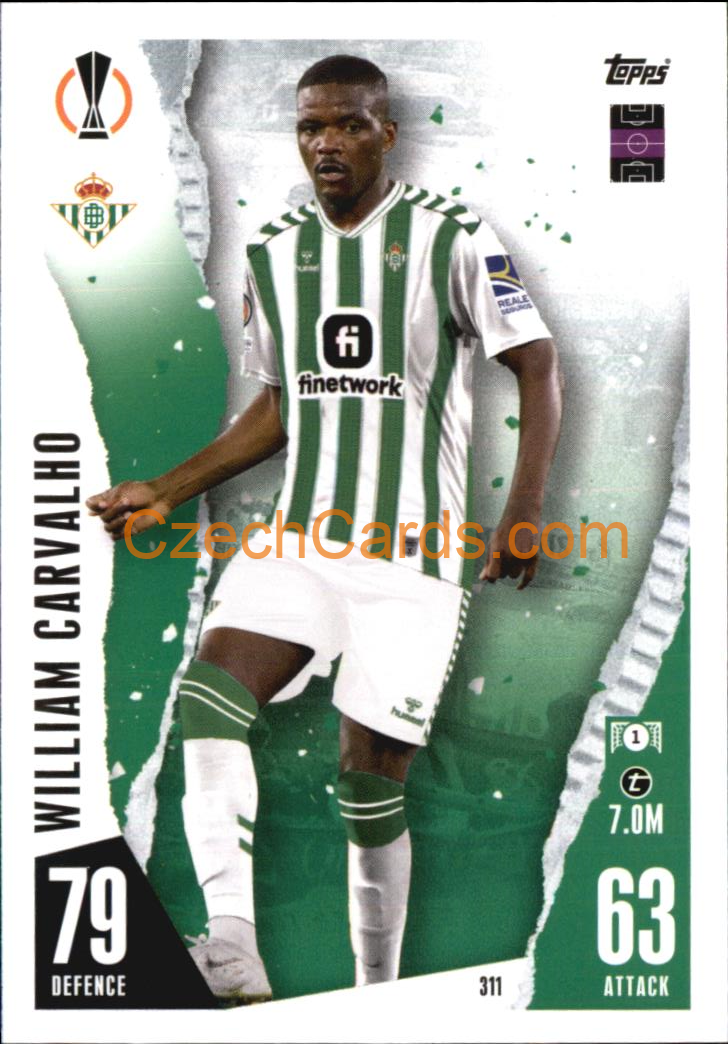 William Carvalho 2023/04 Topps Match Attax #311