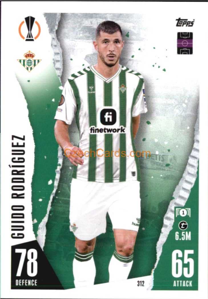 Guido Rodríguez 2023/04 Topps Match Attax #312