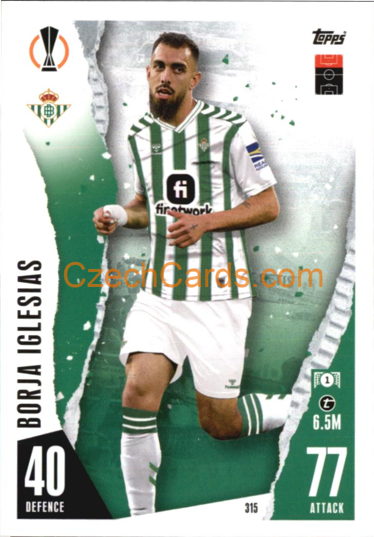 Borja Iglesias 2023/04 Topps Match Attax #315