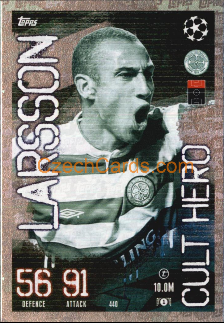 Henrik Larsson 2023/04 Topps Match Attax Cult Hero #440