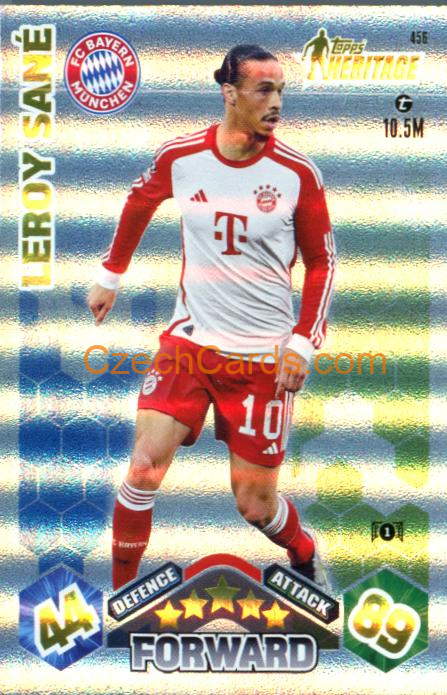 Leroy Sané 2023/04 Topps Match Attax Heritage #456