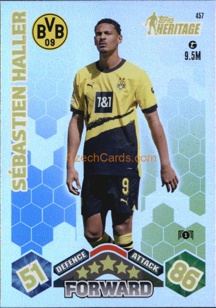 Sébastian Haller 2023/04 Topps Match Attax Heritage #457