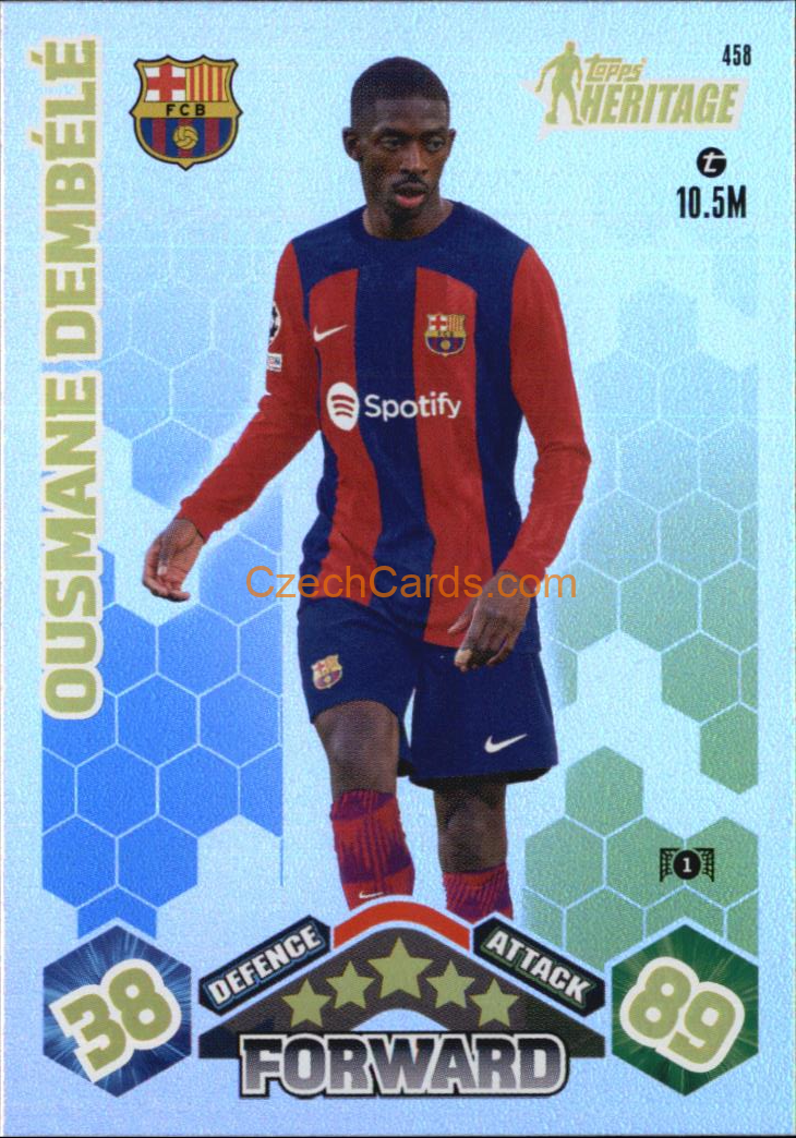 Ousmane Dembélé 2023/04 Topps Match Attax Heritage #458