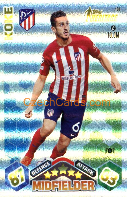 Koke 2023/04 Topps Match Attax Heritage #460