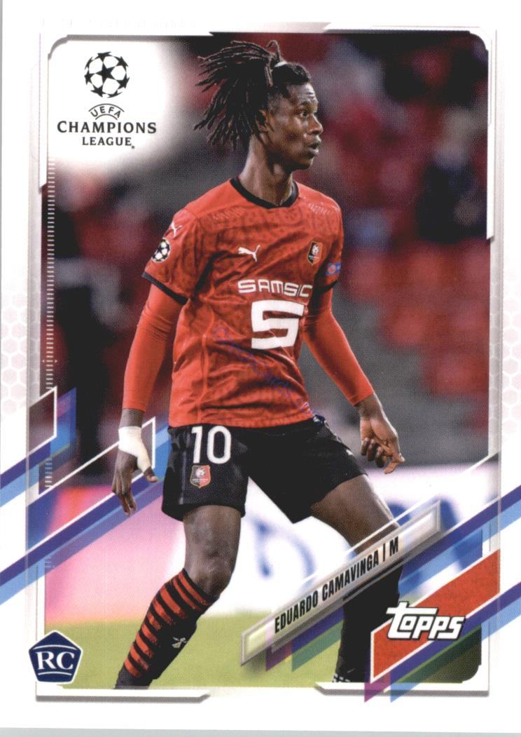 Eduardo Camavinga 2020/21 Topps UCL Japan edition #44 RC
