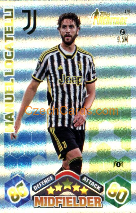 Manuel Locatelli 2023/04 Topps Match Attax Heritage #479