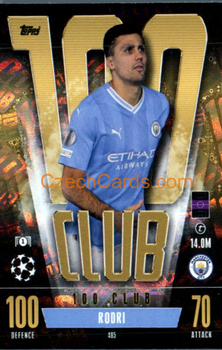 Rodri 2023/04 Topps Match Attax 100 Club #485
