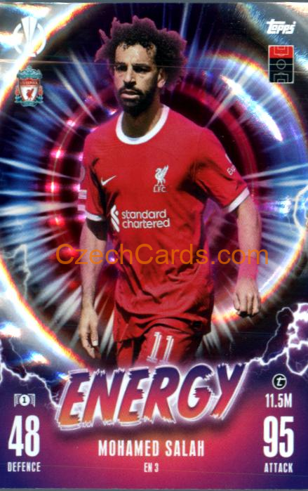Mohamed Salah 2023/04 Topps Match Attax Energy #EN3