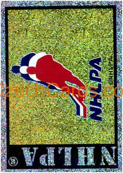 NHLPA Logo 1999/00 Panini NHL sticker metal #2