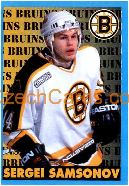 Sergei Samsonov 1999/00 Panini NHL sticker #25