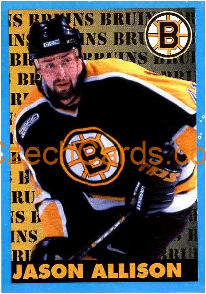 Jason Allison 1999/00 Panini NHL sticker #27
