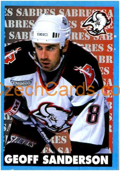 Geoff Sanderson 1999/00 Panini NHL sticker #33