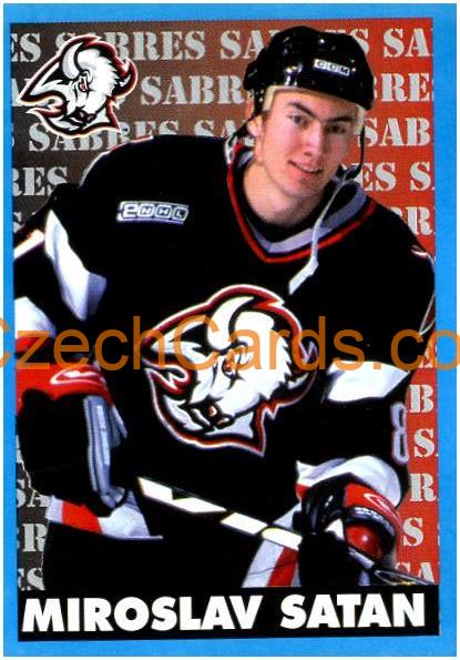 Miroslav Satan 1999/00 Panini NHL sticker #38