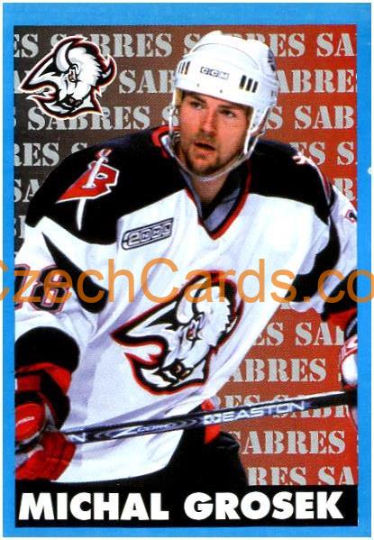 Michal Grosek 1999/00 Panini NHL sticker #39