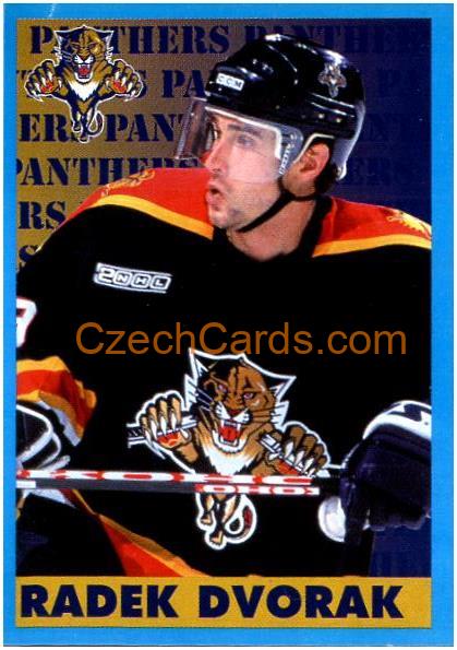Radek Dvorak 1999/00 Panini NHL sticker #58