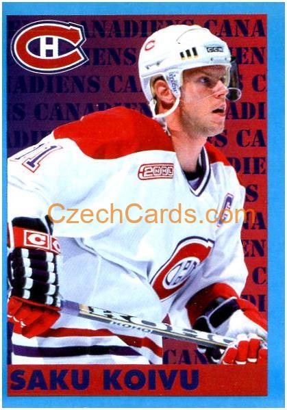 Saku Koivu 1999/00 Panini NHL sticker #65