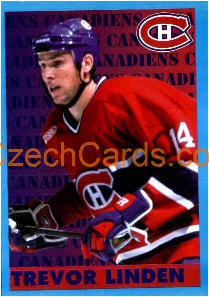 Trevor Linden 1999/00 Panini NHL sticker #66