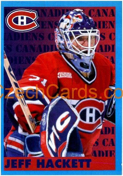 Jeff Hackett 1999/00 Panini NHL sticker #71
