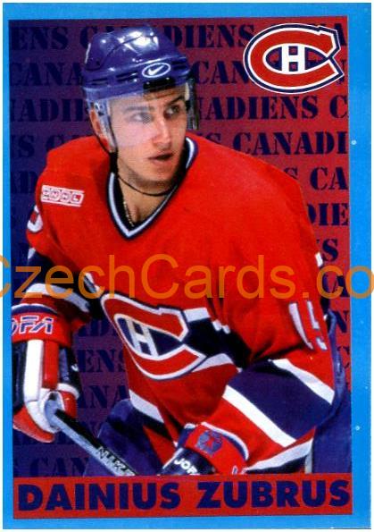 Dainius Zubrus 1999/00 Panini NHL sticker #73