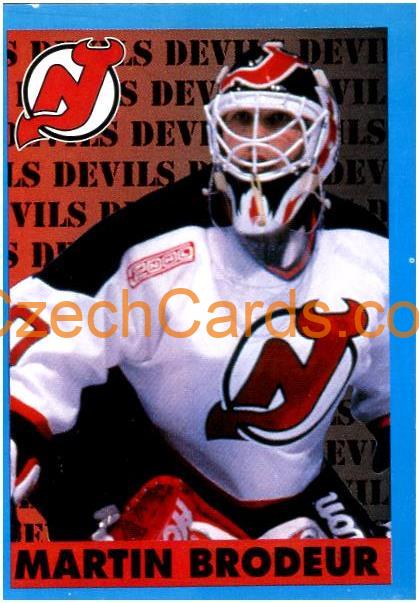 Martin Brodeur 1999/00 Panini NHL sticker #79