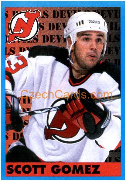 Scott Gomez 1999/00 Panini NHL sticker #83