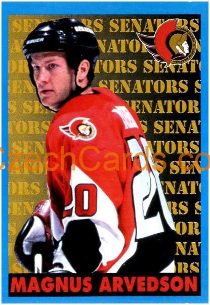 Magnus Arvedson 1999/00 Panini NHL sticker #115