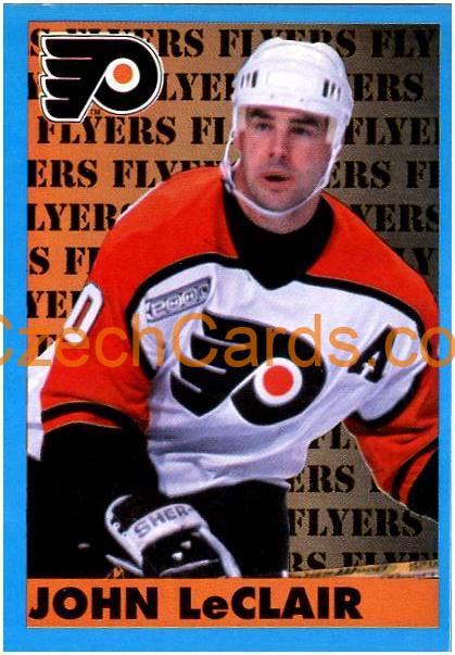 John LeClair 1999/00 Panini NHL sticker #125